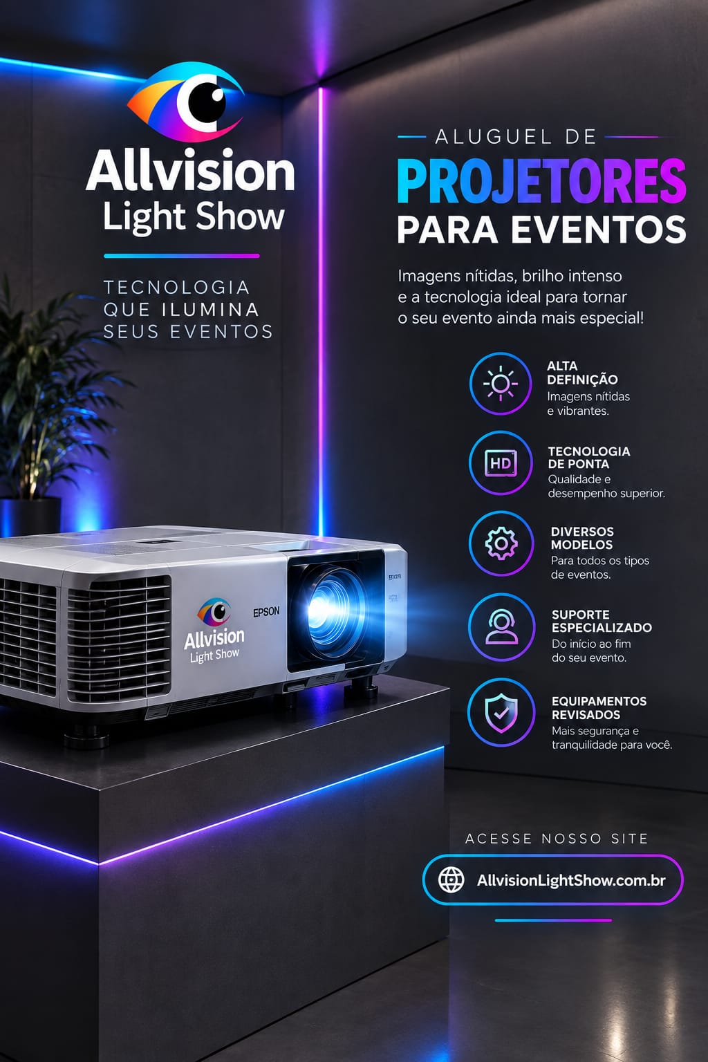 Aluguel, Locação e Venda de Projetores, Totem Touch Screen e TVs de Grande Formato para Eventos Corporativos em Guarulhos, São Paulo 2026